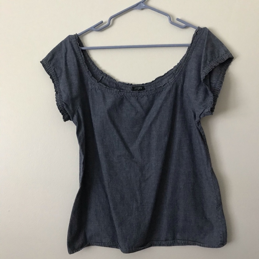 JCrew denim Top 👚
